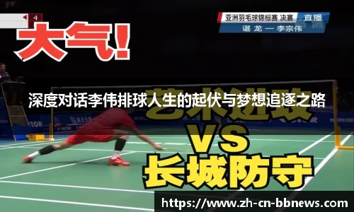 深度对话李伟排球人生的起伏与梦想追逐之路